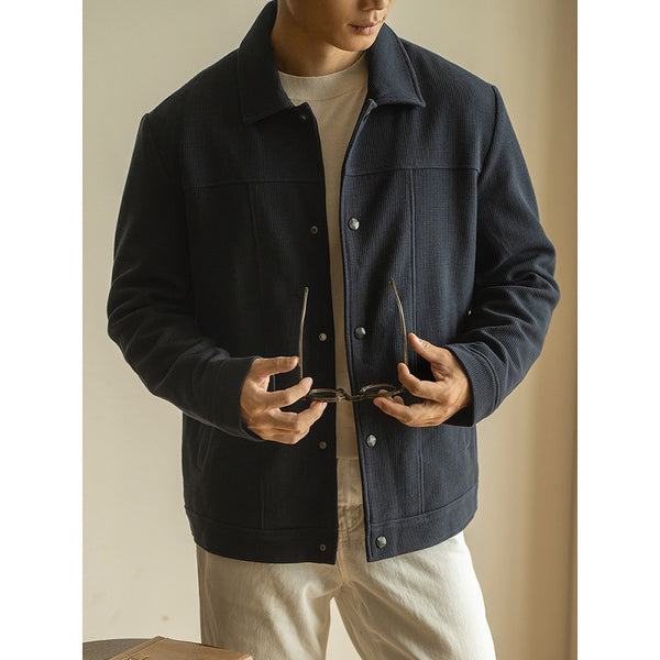 Abrigo Ejecutivo de Textura Americana para Hombre