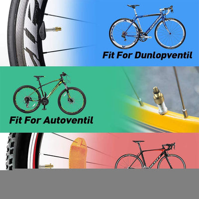 Kit Adaptadores Válvula Bicicleta 24 Piezas - Compatible DV/SVAV - Image 12