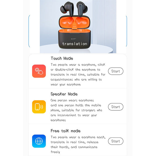 Audífonos Inteligentes Bluetooth con Cancelación de Ruido y Traducción Simultánea - Image 3