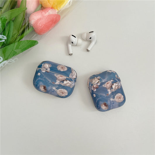 Funda iPhone 12 con Diseño de Flores al Óleo - Image 3