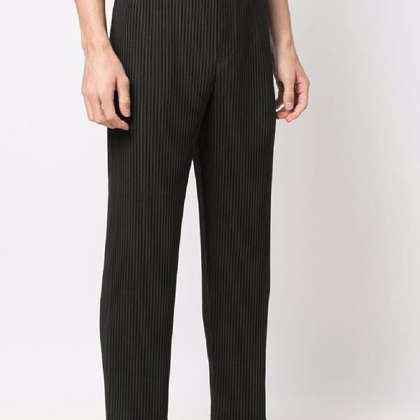 Pantalones Casuales de Lujo con Pliegues Elegantes