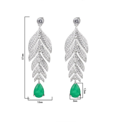 Aretes Grandes Gota de Agua Retro con Colores Degradados - Image 2