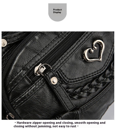 Bolso Mensajero Mujer Grande Multi-bolsillos Capacidad Premium - Image 13