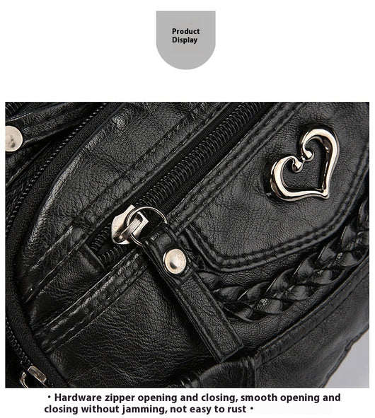 Bolso Mensajero Mujer Grande Multi-bolsillos Capacidad Premium - Image 13