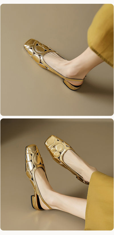 Sandalias Elegantes de Verano con Punta Cuadrada y Tacón Bajo - Image 10
