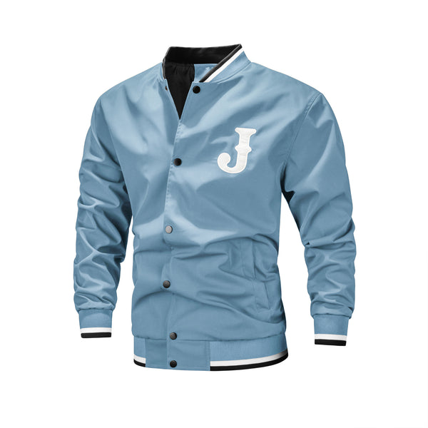 Chaqueta Deportiva Casual para Hombre con Bordado de Letras