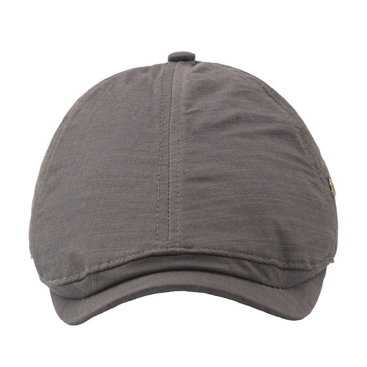 Gorra Plana Estilo Retro con Botón de Cobre - Image 2