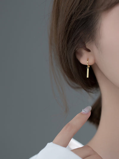Aretes Cortos Estilo Coreano de Temperamento para Mujer - Image 5