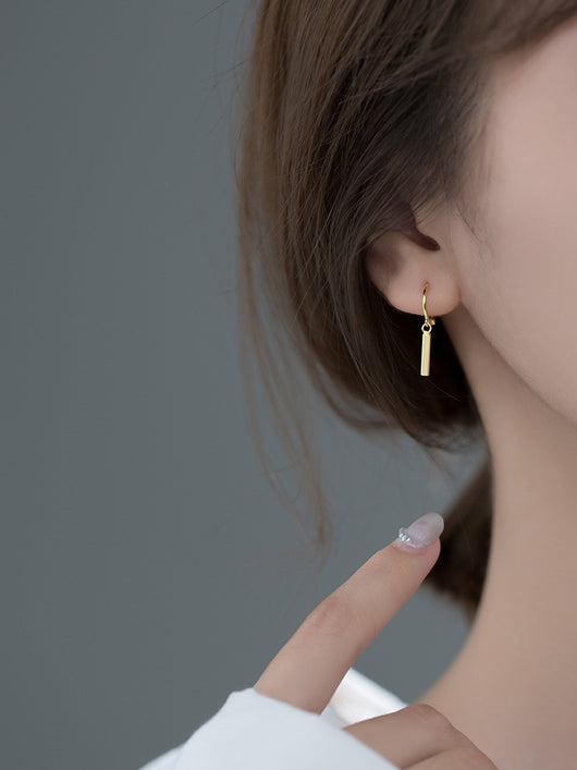 Aretes Cortos Estilo Coreano de Temperamento para Mujer - Image 5