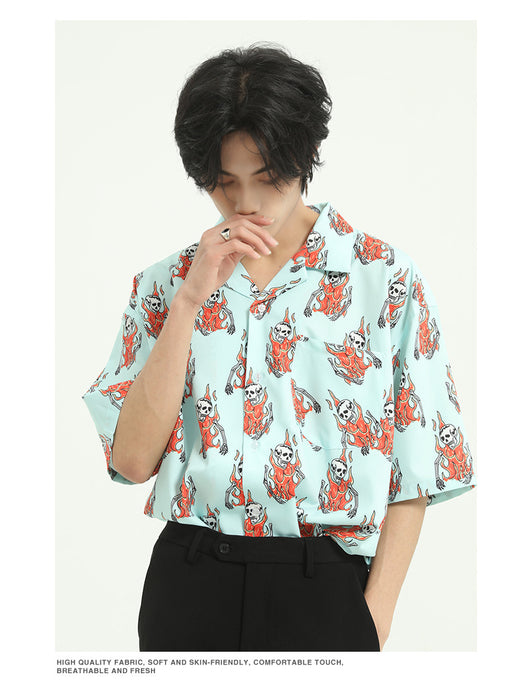 Playera con Estampado de Calavera - Image 15