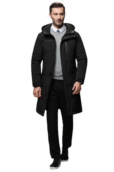 Abrigo de Plumón para Hombre Largo Invierno Premium - Image 3