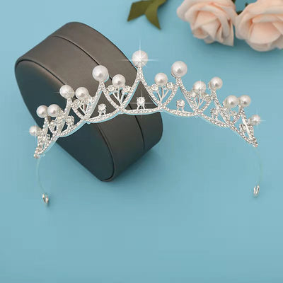 Corona Nupcial de Perlas - Tiara de Lujo para Novia - Image 14