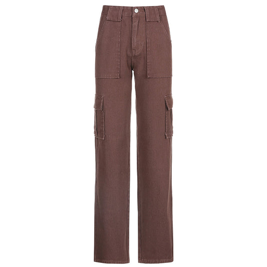 Pantalón Cargo Oversize Harajuku de Moda Urbana para Mujer