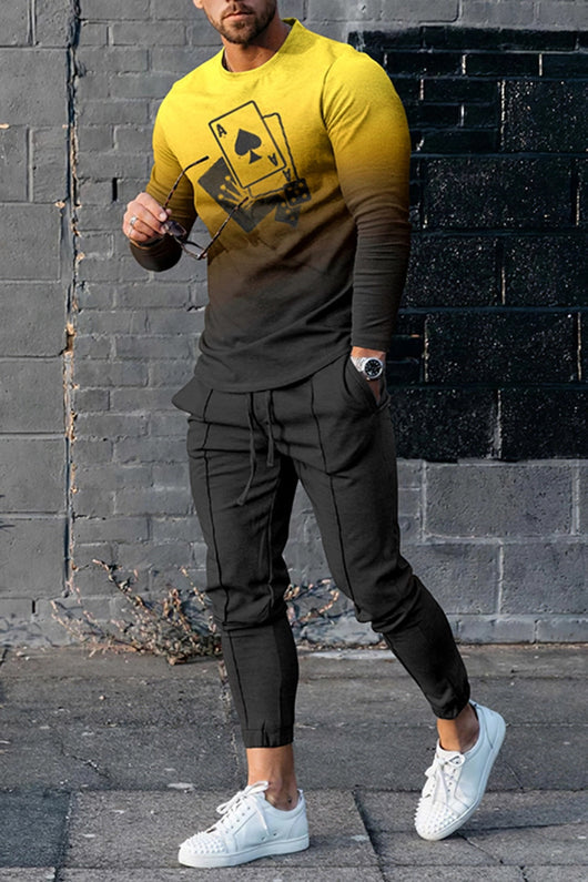 Conjunto Deportivo Casual Multicolor de Manga Larga para Hombre - Image 5