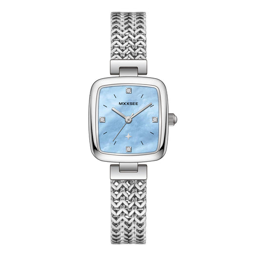 Reloj Cuadrado Retro Vintage para Mujer con Diseño Estrellado - Image 9