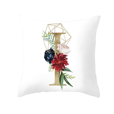 Funda de Almohada Nórdica con Letras Doradas y Diseño Geométrico - Image 36
