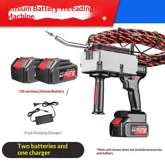 Máquina Enhebrador de Cable Automática Brushless con Batería de Litio para Electricistas - Image 6