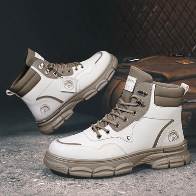 Botas Martin Altas Estilo Británico Casual para Hombre - Image 4