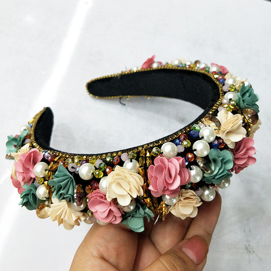 Diadema Floral Nupcial - Accesorios de Boda Europeos y Americanos - Image 15