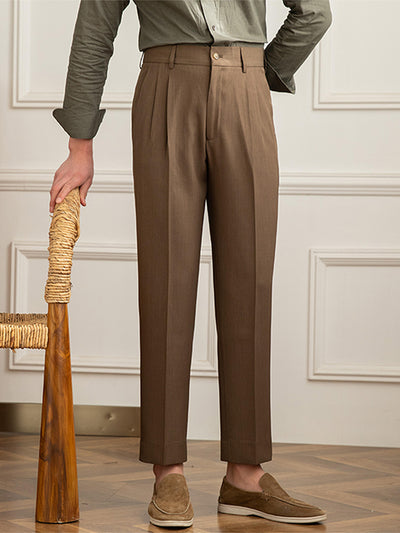 Pantalones Formales Británicos para Hombre - Estilo Ejecutivo Versátil - Image 5