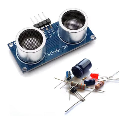 Sensor Ultrasónico HC-SR04 con Carcasa Metálica para Medición de Distancia - Image 6