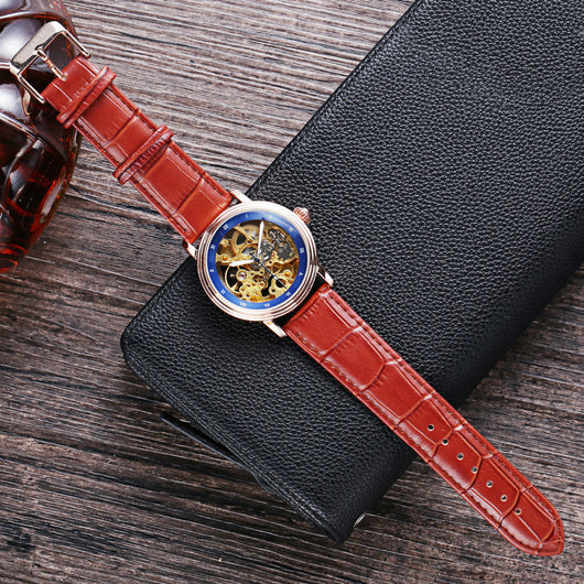 Reloj Automático para Mujer con Diseño Calado y Cristal Transparente - Image 8