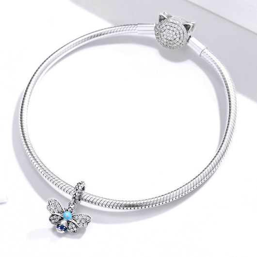 Pulsera de Plata de Ley DIY con Dijes Personalizables S925 - Image 3
