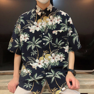 Camisa Hawaiana Vintage para Hombre - Diseño Clásico de Playa - Image 11