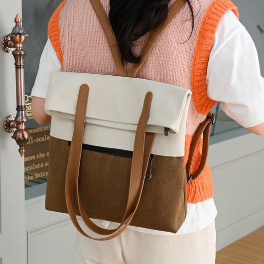 Bolso Retro Canvas Versátil para Mujer