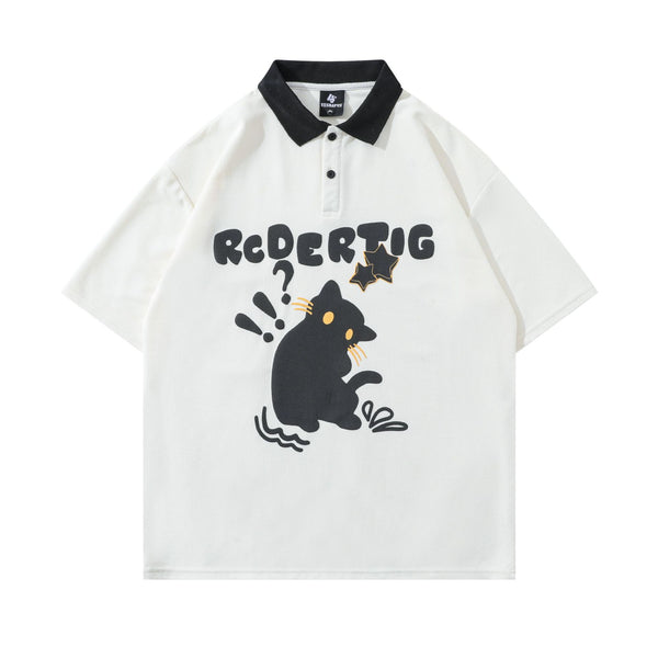 Camiseta Estampada con Diseño Gato para Hombre y Mujer - Image 4