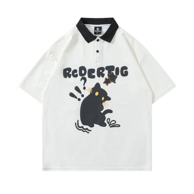 Camiseta Estampada con Diseño Gato para Hombre y Mujer - Image 4
