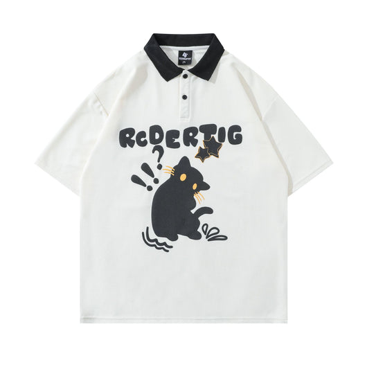 Camiseta Estampada con Diseño Gato para Hombre y Mujer - Image 4