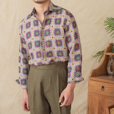 Cardigan Estampado de Manga Larga para Hombre - Image 15