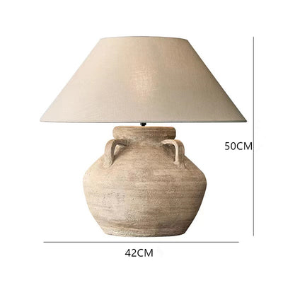 Lámpara de Mesa de Cerámica Estilo Moderno Retro Chino Nostálgico - Image 11