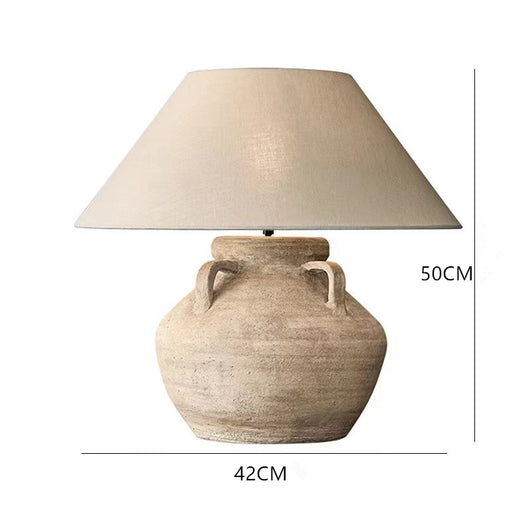Lámpara de Mesa de Cerámica Estilo Moderno Retro Chino Nostálgico - Image 11