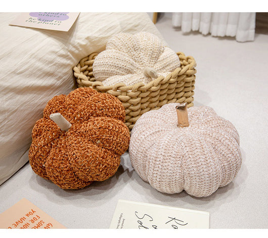 Almohada Decorativa Sofá Pequeña con Diseño de Calabaza para Sala - Image 12