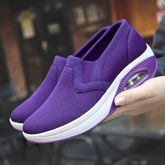 Zapatillas Deportivas Casuales para Mujer Flying Weaving con Suela Suave y Transpirable - Image 7