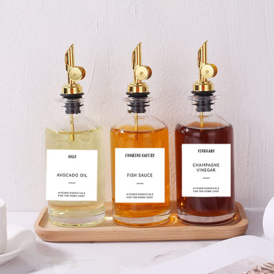 Etiquetas Adhesivas Removibles para Botellas de Aceite de Oliva y Condimentos - Image 2