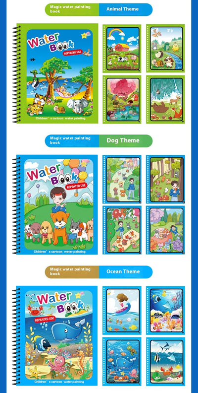 Libro Mágico de Pintura con Agua para Niños - Image 15