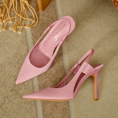 Sandalias Elegantes Baotou con Tacón Francés Slim - Image 8