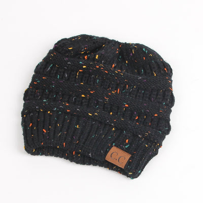 Gorro de Lana con Coleta Tejido - Abrigo Exterior Europeo - Image 4