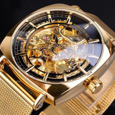 Reloj Mecánico Automático para Hombre con Esfera Esqueletizada - Image 8