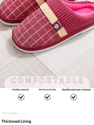 Pantuflas de Algodón para Hombre Invierno - Suela Gruesa Antideslizante - Image 11