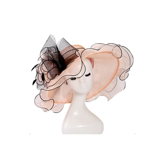 Sombrero de Ala Ancha en Organza - Elegancia y Protección - Image 10