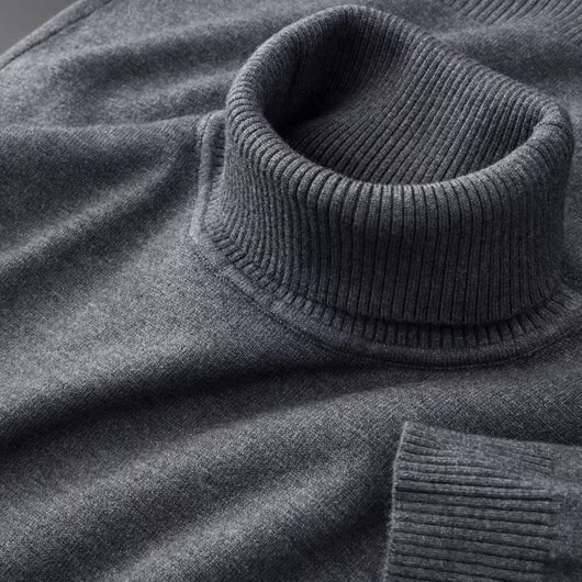Suéter Cuello Alto Cálido y Suave para Hombre - Image 6