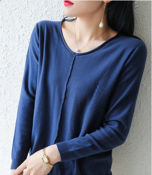 Blusa Térmica de Algodón Xinjiang - Prenda Base Tejida Primavera