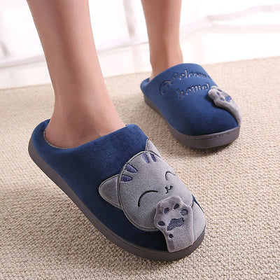 Pantuflas Invierno Mujer Gato Animado - Cómodas y Acogedoras - Image 12