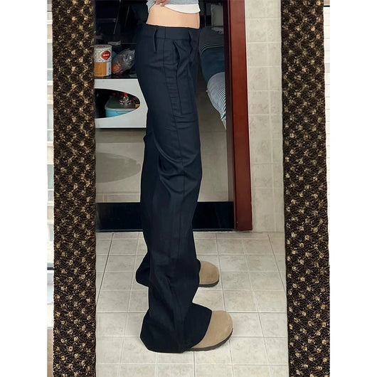 Pantalón de Talle Bajo Acampanado Mujer - Ajuste Slim con Caída Perfecta - Image 11