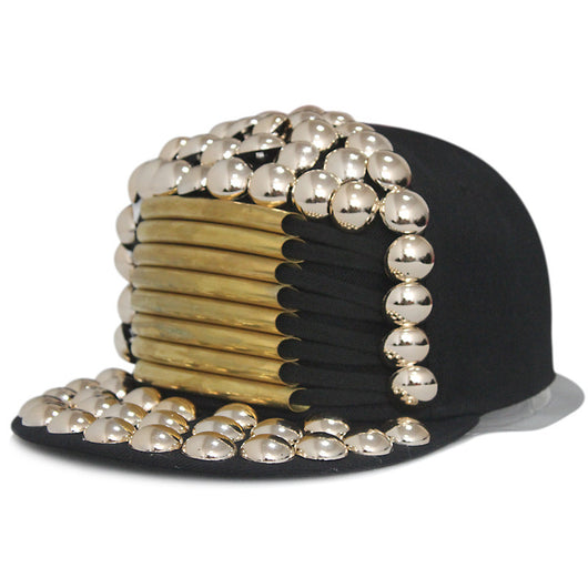 Gorra Harajuku Estilo Europeo Americano con Calavera y Remaches Cruzados - Image 12