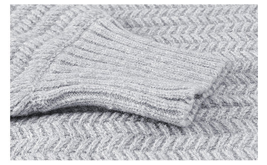 Suéter Mujer Otoño Invierno Combinado con Encaje - Diseño Bicolor - Image 7